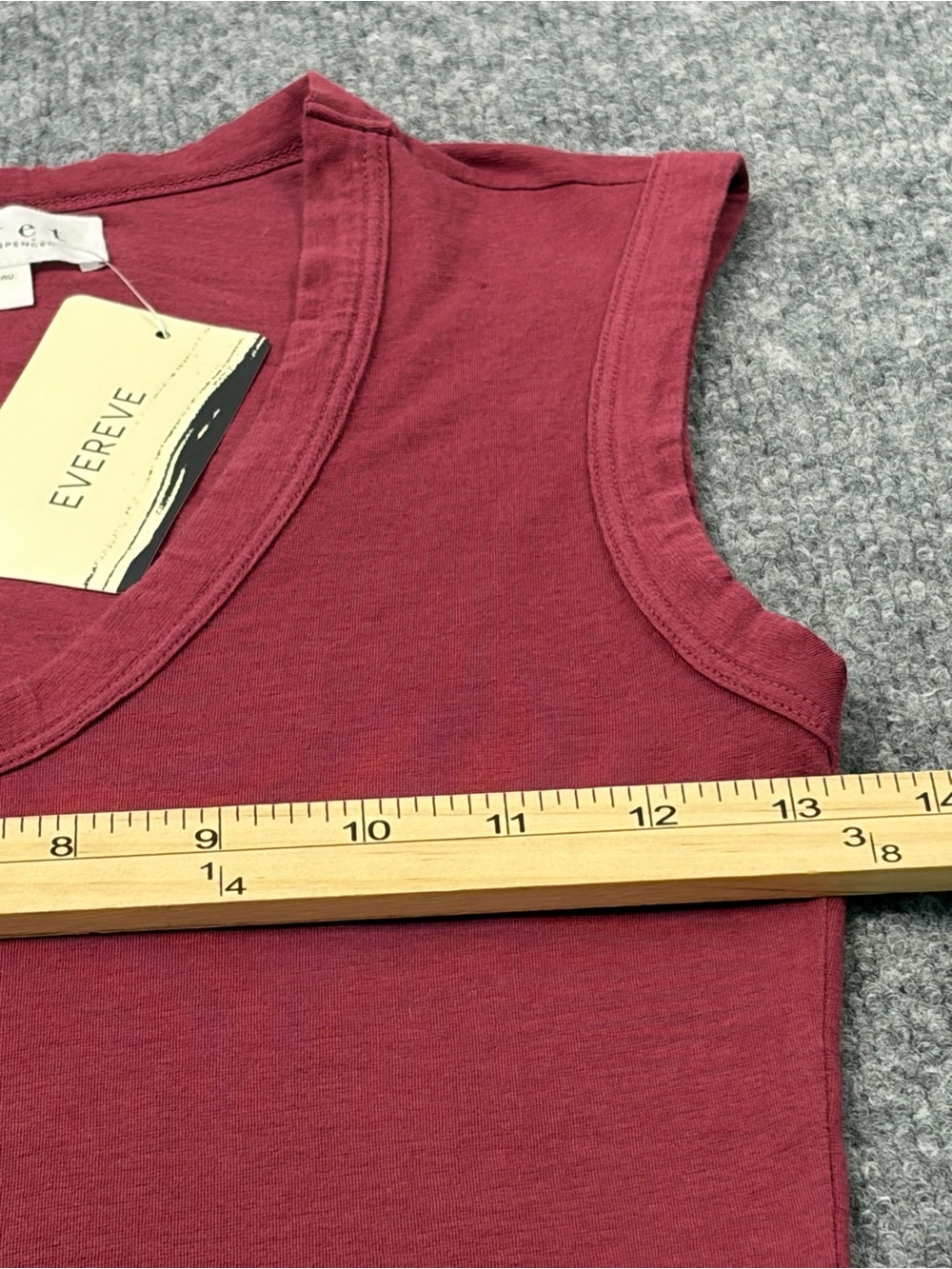 Evereve | Velvet by Graham & Spencer Rose Estina Scoop Neck Sleeveless Tank | XS - Picture 11 of 13